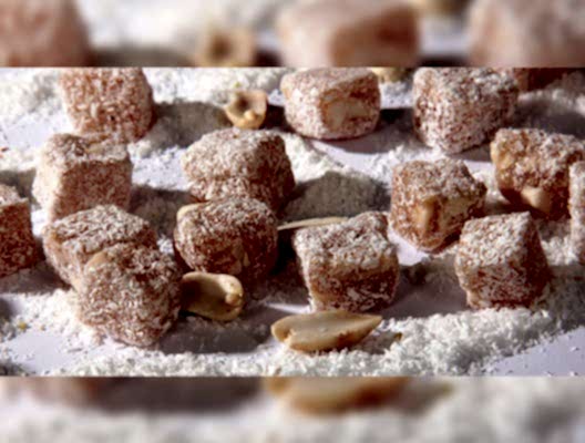 Duble Şam Fıstıklı Mini Lokum