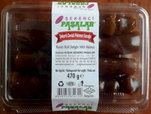 470 Gr Şekerli Cevizli Pekmezli Sucuk