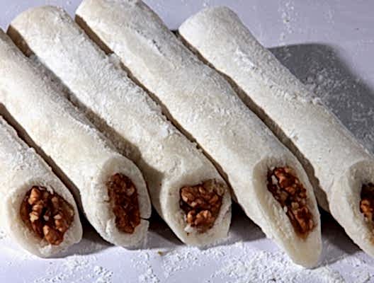 Pudra Şekeri Kaplı Duble Cevizli Kuru Bandırma